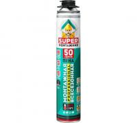 Монтажная пена SUPER МОНТАЖНИК 50 профессиональная всесезонная
