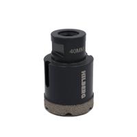 Коронка алмазная 40 мм Hilberg Super Hard M14