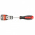 Отвертка Fusion, SL6 х 100 мм, CrV, трехкомпонентная рукоятка "Anti slip" Matrix