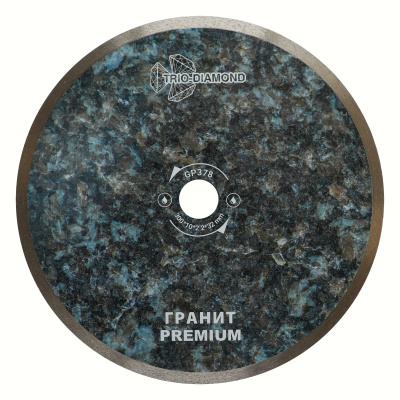 Диск алмазный отрезной 300*32 TRIO-DIAMOND Сплошной Гранит Premium, GP378